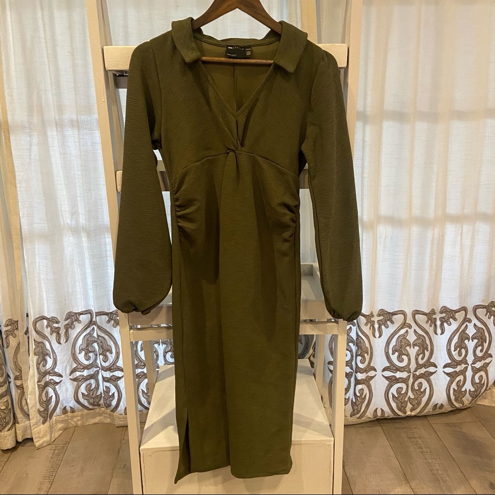 Olive Green Maternity Dress US 6